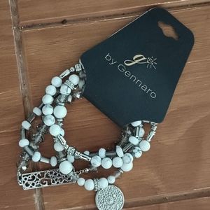 NY&Co GENNARO Multi Strand Stretch Bracelet NWT